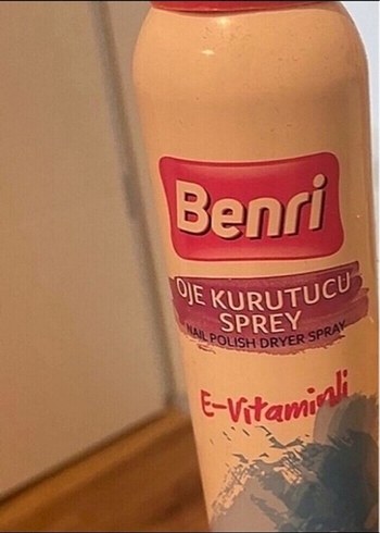 Benri Benri E-Vitaminli Oje Kurutucu Sprey 150 ml