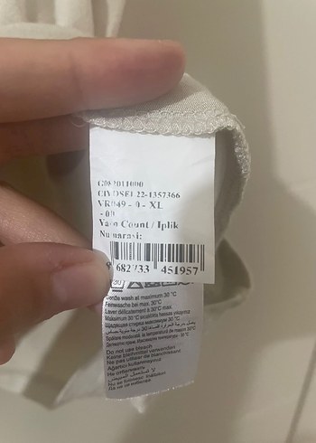 xl Beden V Yaka Bej Kadın Tişört