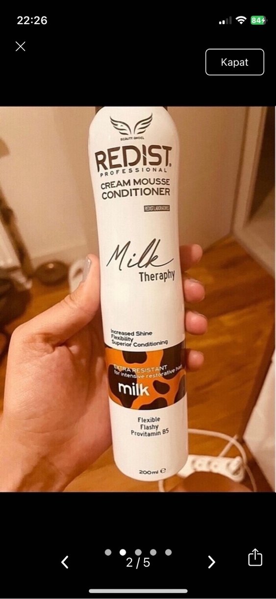 Redist Milk Terapi saç bakım Köpüğü - Görsel 2