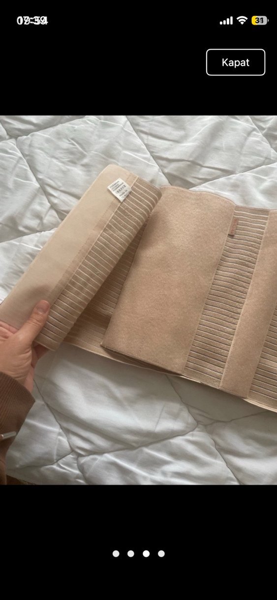 Bej Uzun Boy bel Korsesi standart her kiloya uygun - Görsel 3