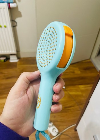 Mavi Saç Fırçası - Delikli Tasarım - Görsel 2