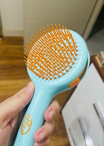 Mavi Saç Fırçası - Delikli Tasarım - Görsel 3