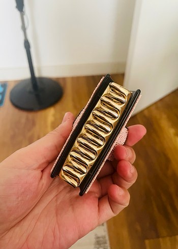 Pembe Deri Tokalı Saç Tokası - Görsel 3