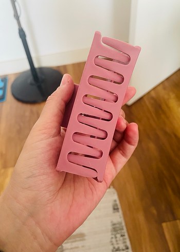 Pembe Plastik Tokalı Saç Tokası - Görsel 2