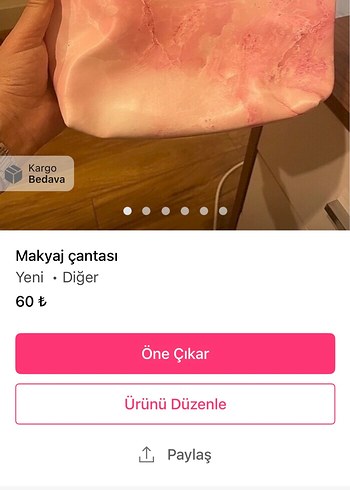 Diğer Renkli Desenli Makyaj Çantası