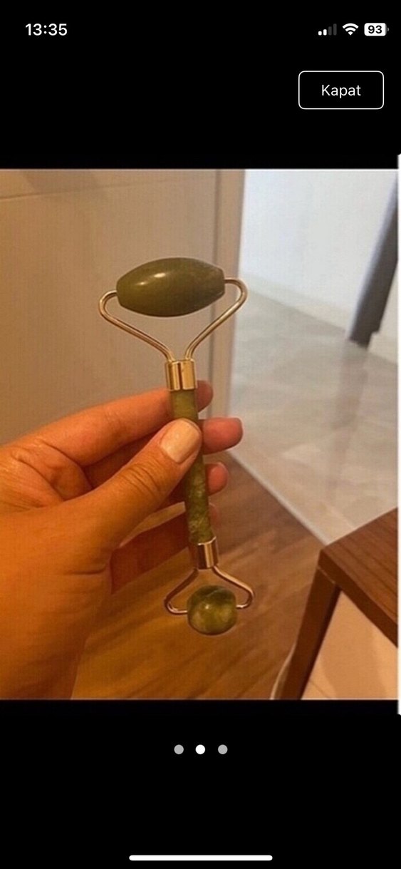 Yeşim Taşı Yüz Masaj Aleti - Görsel 2