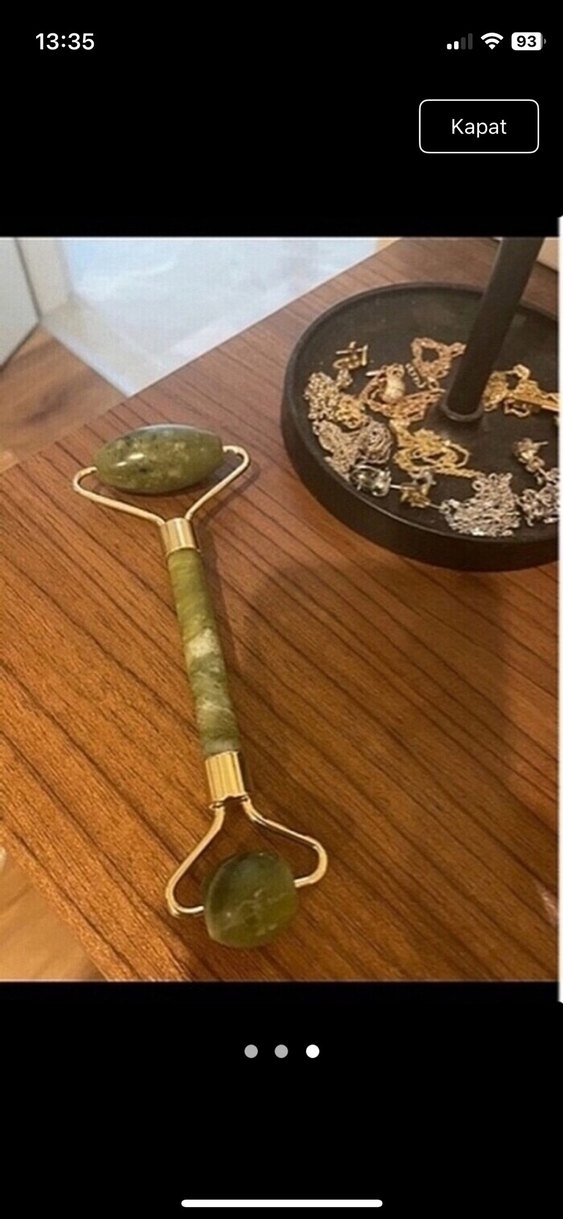 Yeşim Taşı Yüz Masaj Aleti - Görsel 3