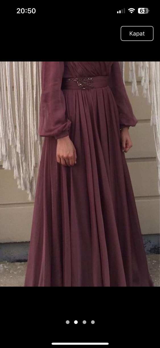 Tesettür Abiye Elbise - Görsel 2