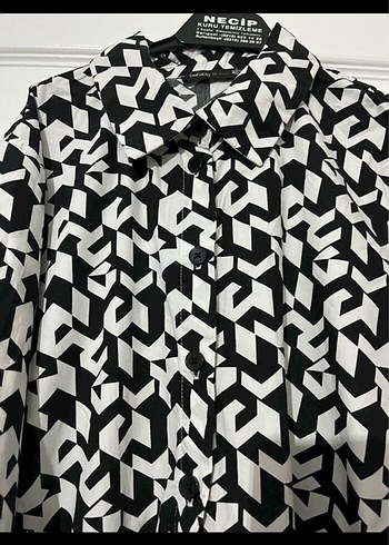 Siyah beyaz elbise - Görsel 5