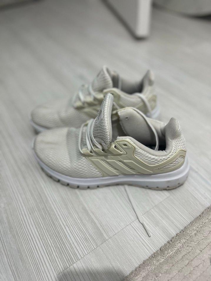 Beyaz Adidas Bağcıklı Kadın Spor Ayakkabısı - Görsel 2