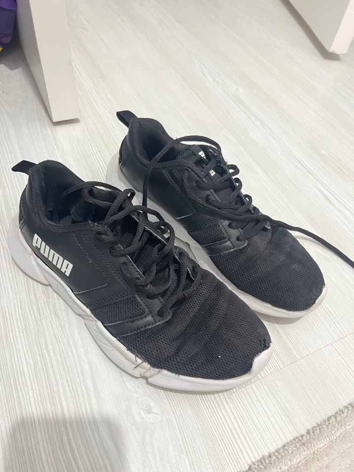 Siyah Puma kadın Spor Ayakkabı - Görsel 3