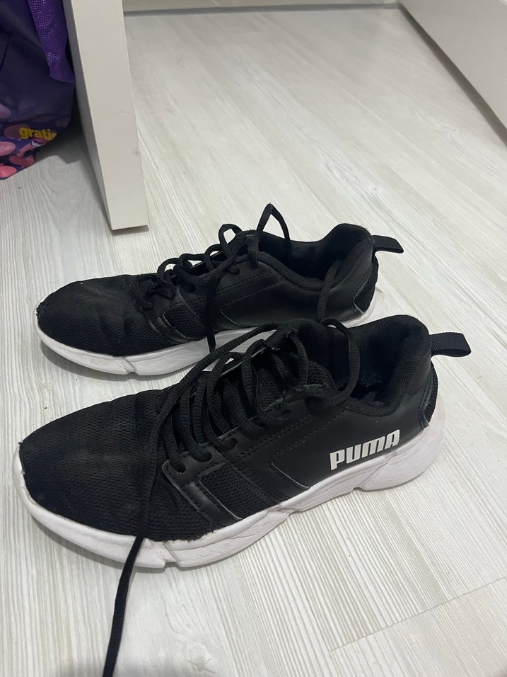 Siyah Puma kadın Spor Ayakkabı - Görsel 2