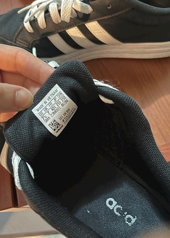 Adidas Siyah Beyaz Bağcıklı Erkek Spor Ayakkabı - Görsel 5