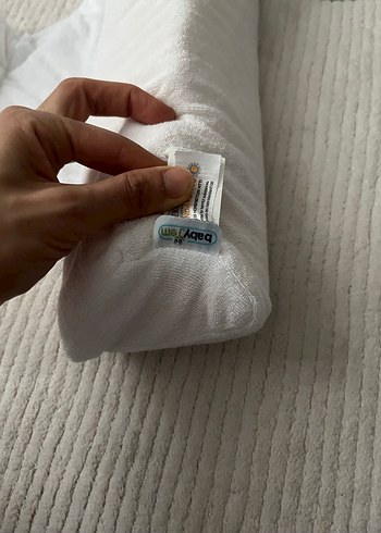 Bebek Güvenlik Yan Yatak Destek Yastığı Beyaz - Görsel 2