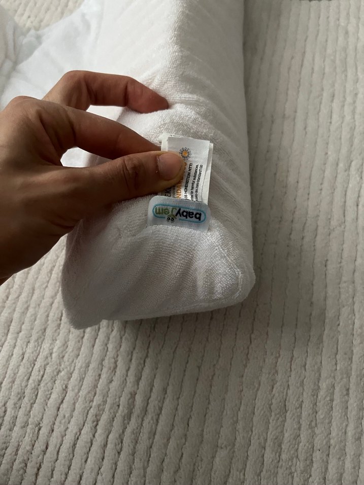 Bebek Güvenlik Yan Yatak Destek Yastığı Beyaz - Görsel 2