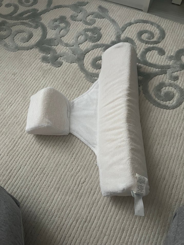 Bebek Güvenlik Yan Yatak Destek Yastığı Beyaz - Görsel 3