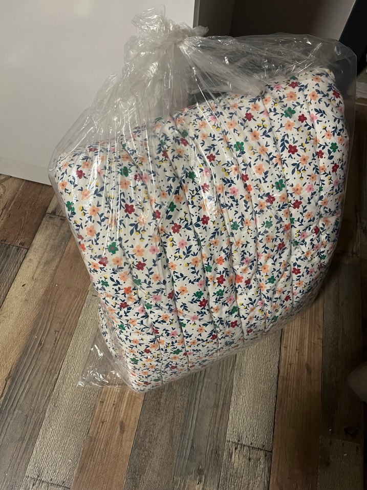 Çiçek Desenli Pamuk yorgan - Görsel 2