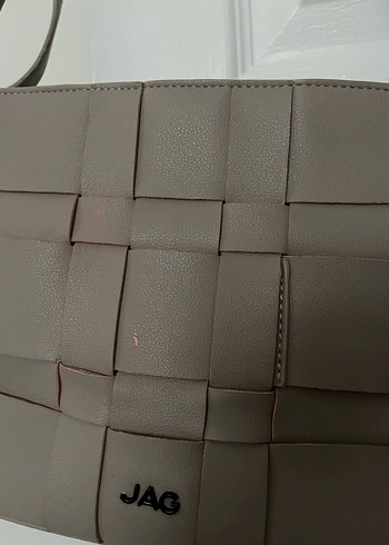 Bej Deri Tokalı Kadın Çanta-JAG - Görsel 4