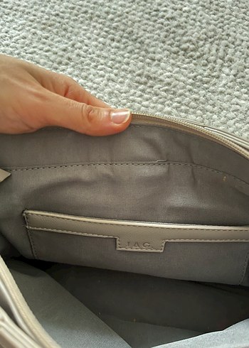 Bej Deri Tokalı Kadın Çanta-JAG - Görsel 6