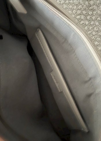 Bej Deri Tokalı Kadın Çanta-JAG - Görsel 7