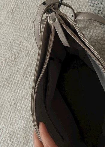 Bej Deri Tokalı Kadın Çanta-JAG - Görsel 8