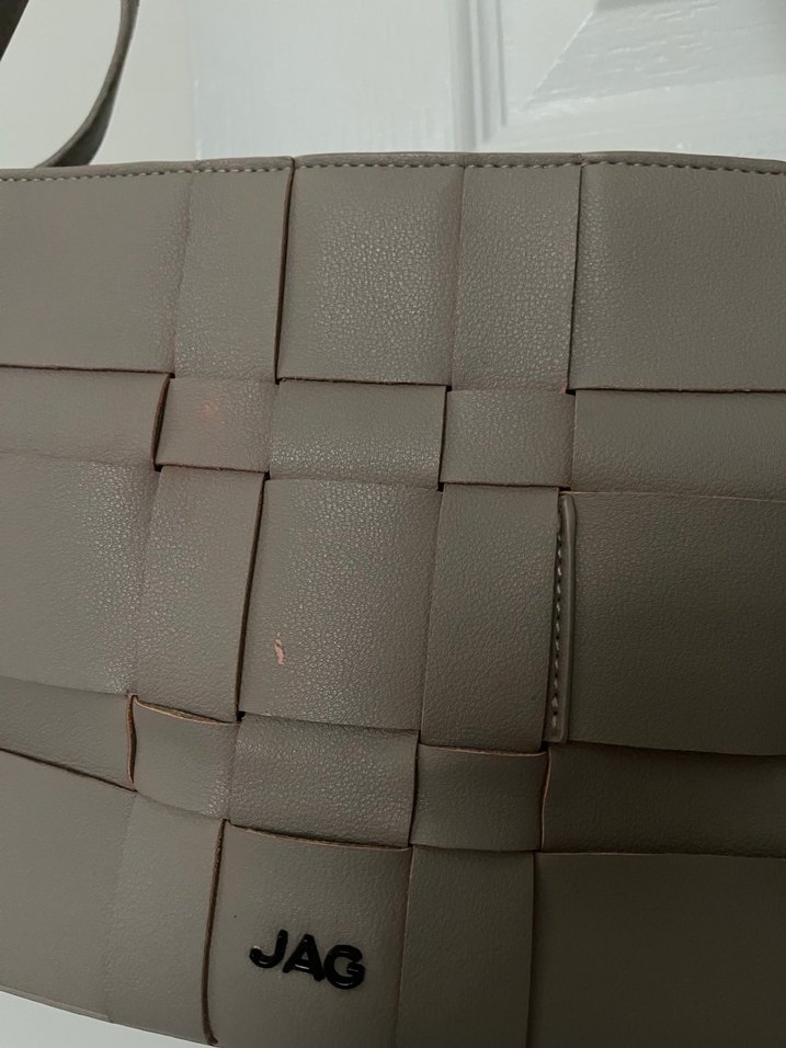 Bej Deri Tokalı Kadın Çanta-JAG - Görsel 4