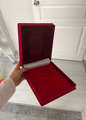 Kırmızı Kalp Desenli takıKutusu - Görsel 5