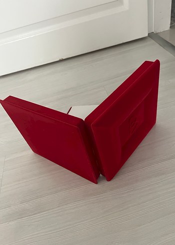 Kırmızı Kalp Desenli takıKutusu - Görsel 7