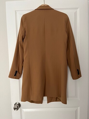 s Beden camel Renk Blazer uzun ceket