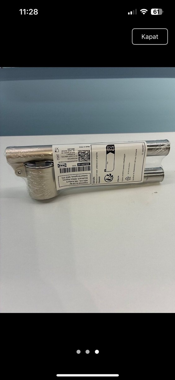 Ikea koncıs Gri Sarımsak Ezici Mutfak Aksesuarı - Görsel 3