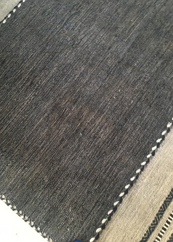Beden gri Renk Bohem Gri Desensiz Halı 230x180 ölçüsünde