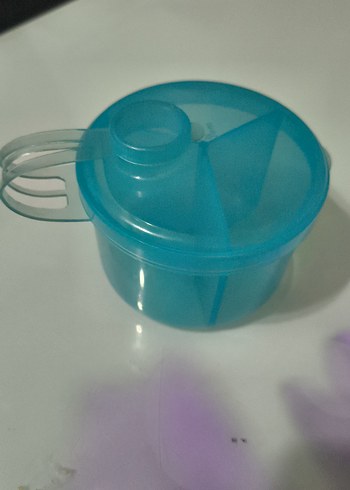 babyJem Mavi Bebek toz mama Saklama Kabı - Görsel 2