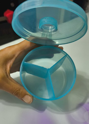 babyJem Mavi Bebek toz mama Saklama Kabı - Görsel 3