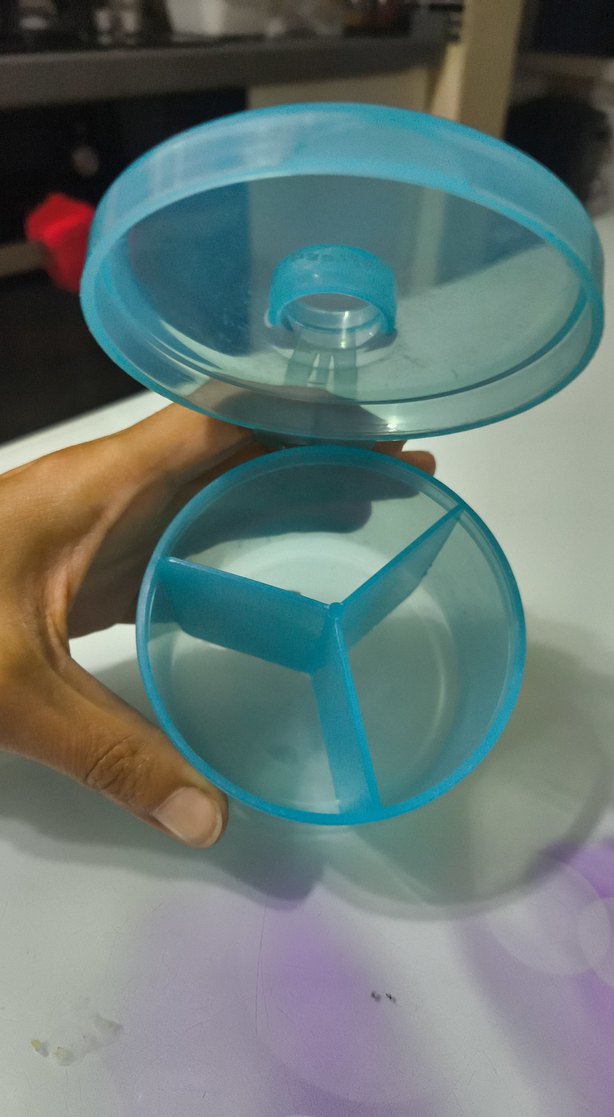 babyJem Mavi Bebek toz mama Saklama Kabı - Görsel 3