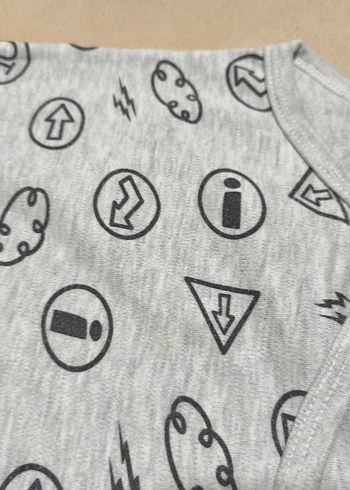 Gri Kolsuz Bebek Body - Görsel 3