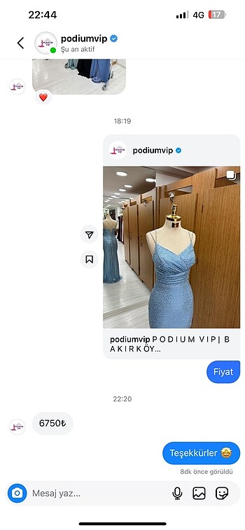 s Beden mavi Renk Taşlı abiye