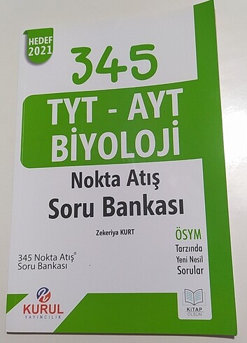 345 tyt-ayt biyoloji soru Bankası