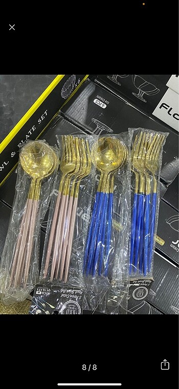 Gold kaşık seti