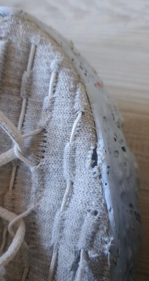 Beyaz Gri Platform Topuklu Bağcıklı Spor Ayakkabı - Görsel 5