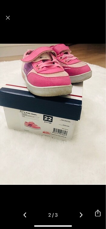 U.S Polo Assn. Kız bebek spor ayakkabı