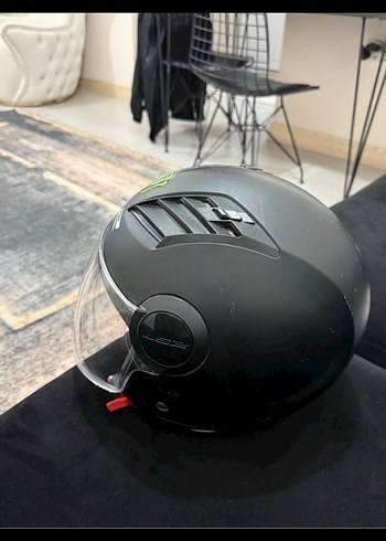 Kilitli Siyah LS2 Biker Kask - Görsel 5