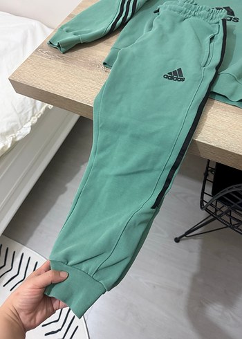 Adidas Erkek Çocuk Pastel Yeşil Eşofman Takımı - Görsel 5