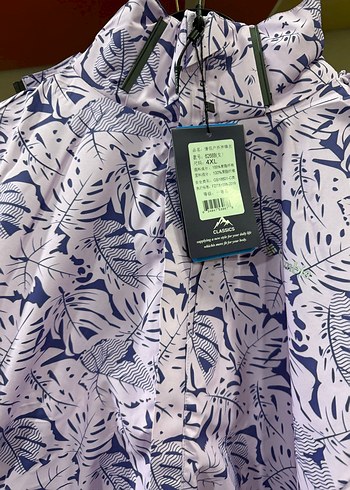 Mor Desenli Uzun Kollu Kadın Ceket - Görsel 2