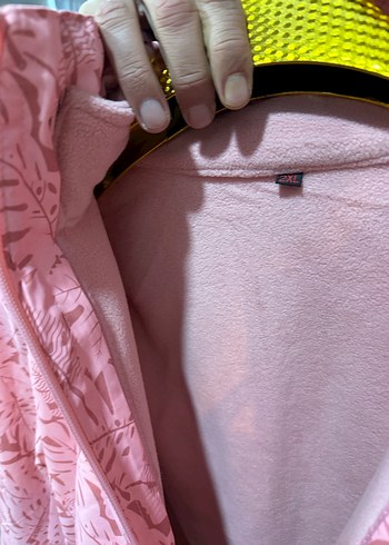 Pembe Kamuflaj Desenli Kadın Ceket - Görsel 5