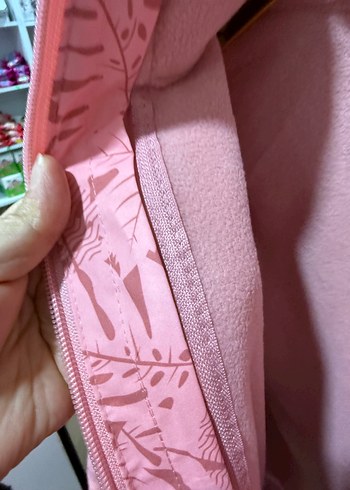 Pembe Kamuflaj Desenli Kadın Ceket - Görsel 4