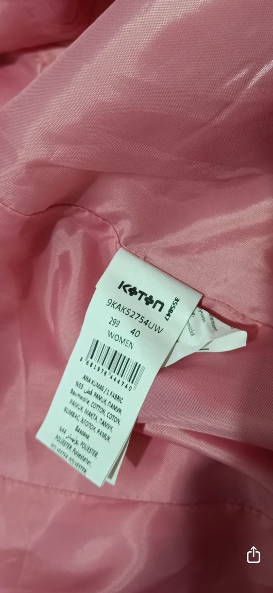 Pembe Midi Kadın Blazer Ceket - Görsel 4