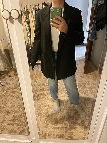 Koton Siyah oversize blazer