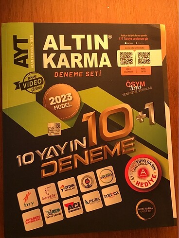 AYT ALTIN KARMA 10LU DENEME