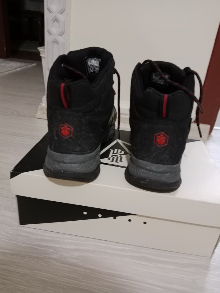 Siyah Erkek Outdoor Bağcıklı Spor Ayakkabı - Görsel 5