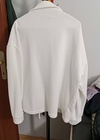 Thierry Mugler Düğmeli Beyaz Midi Kadın Ceket